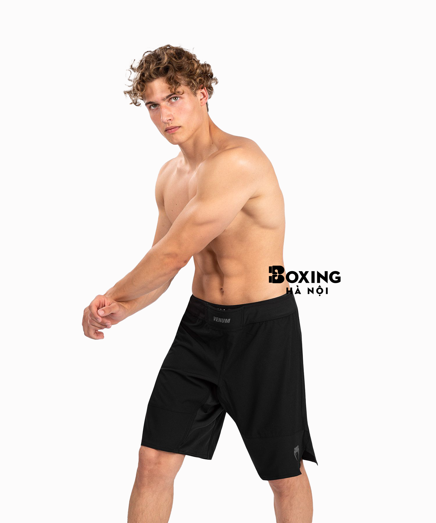 QUẦN BOXING VENUM G-FIT AIR FIGHTSHORTS - BLACK