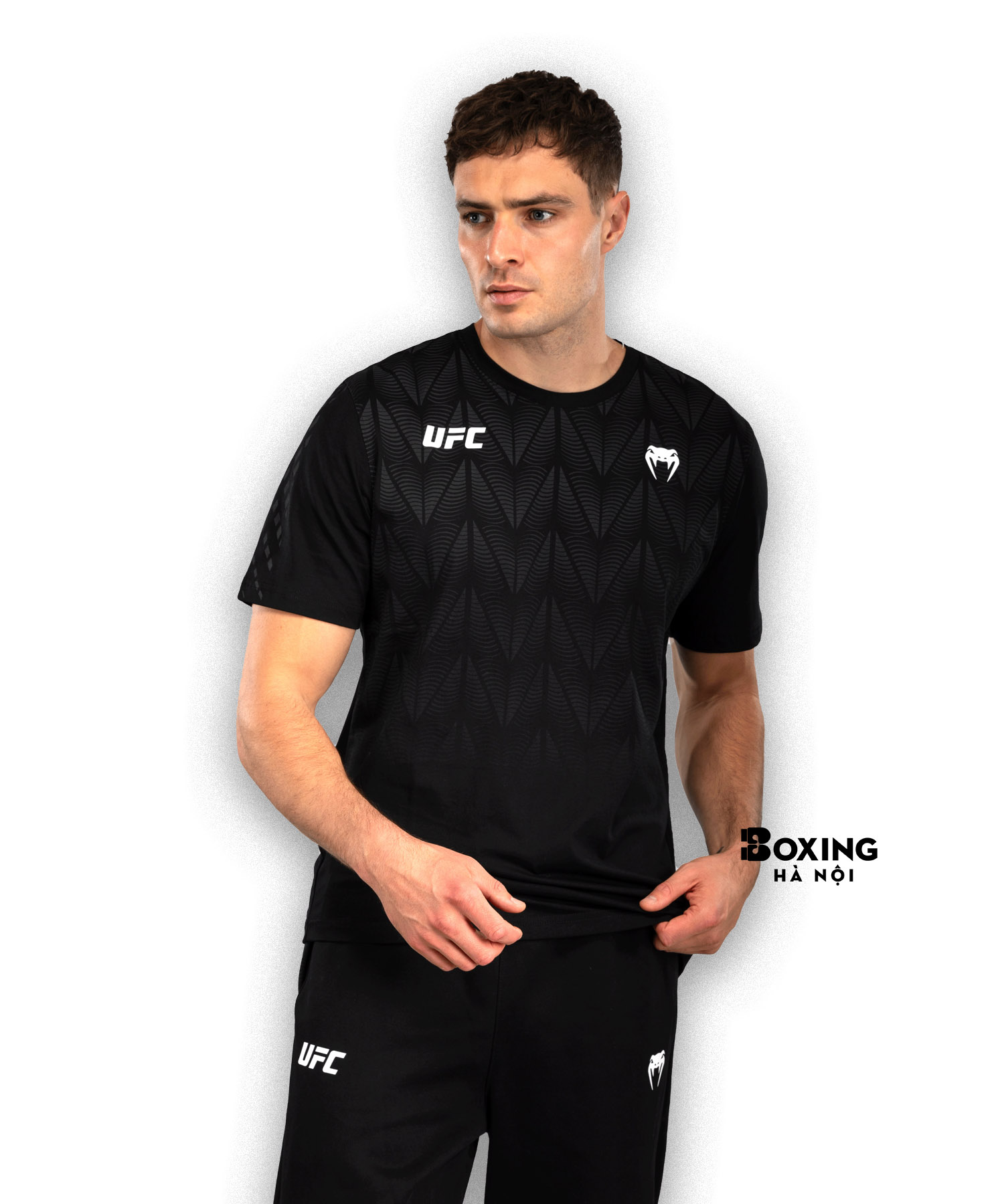 ÁO PHÔNG NAM UFC ZENITH BY VENUM REPLICA CLASSIC T-SHIRT - BLACK