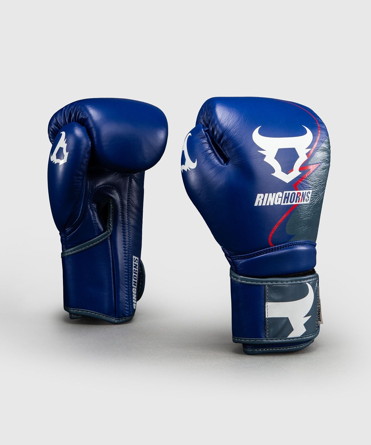 GĂNG TAY RINGHORNS CHARGER BY VENUM BOXING GLOVES - NAVY BLUE/RED
