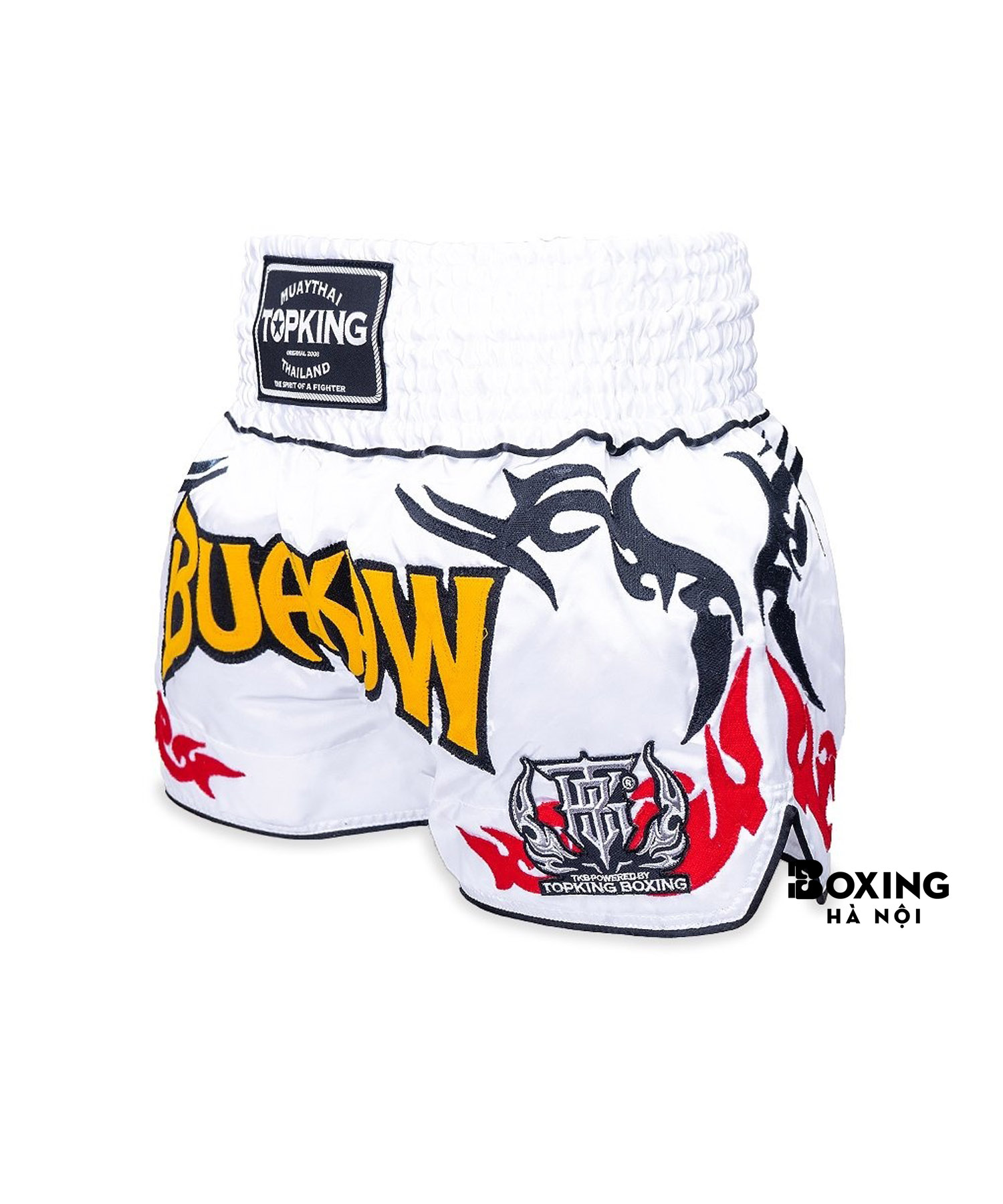 QUẦN MUAY THÁI TOPKING 083 SHORTS - WHITE