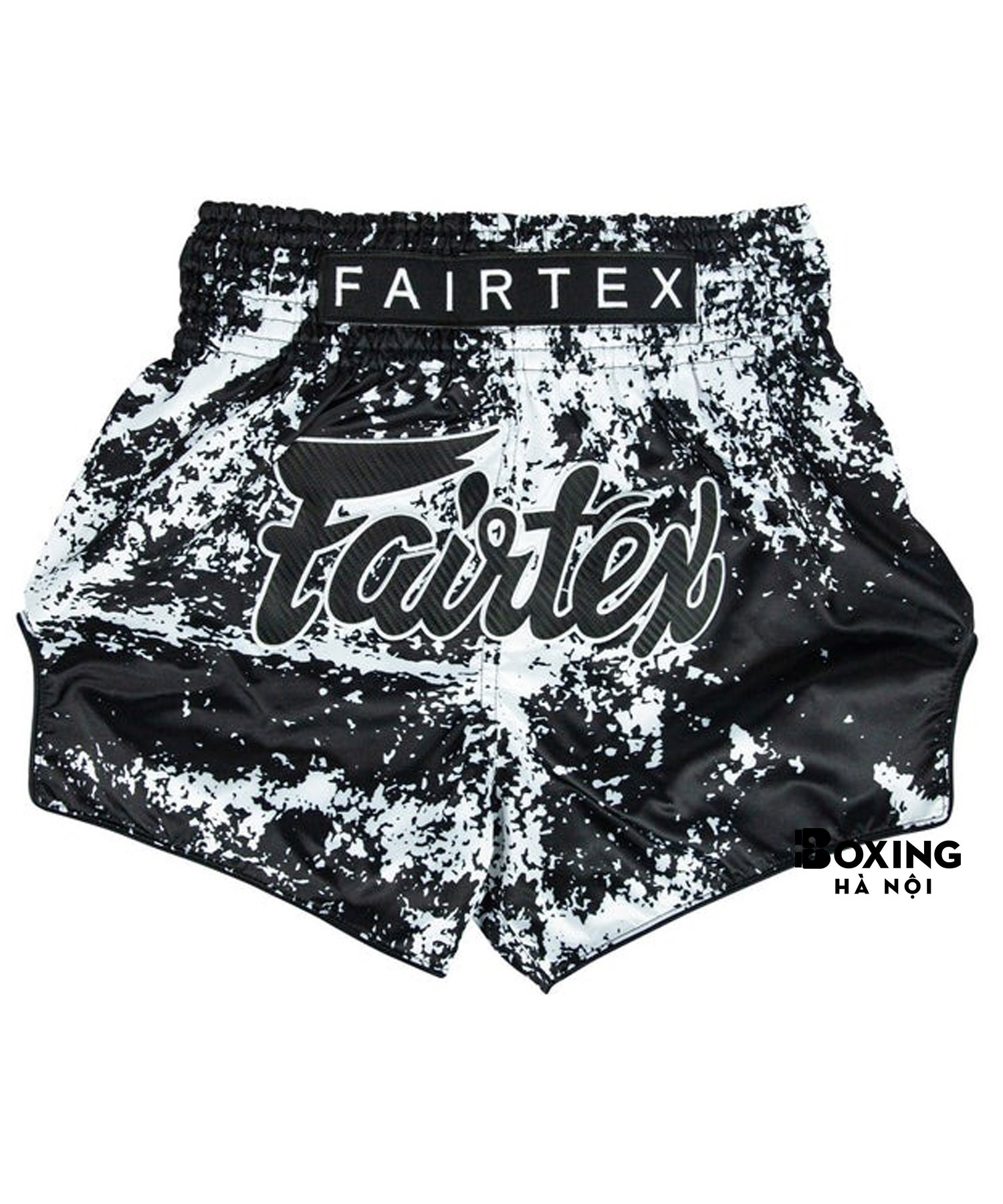 QUẦN MUAY THÁI FAIRTEX GRUNGE BLACK SHORTS