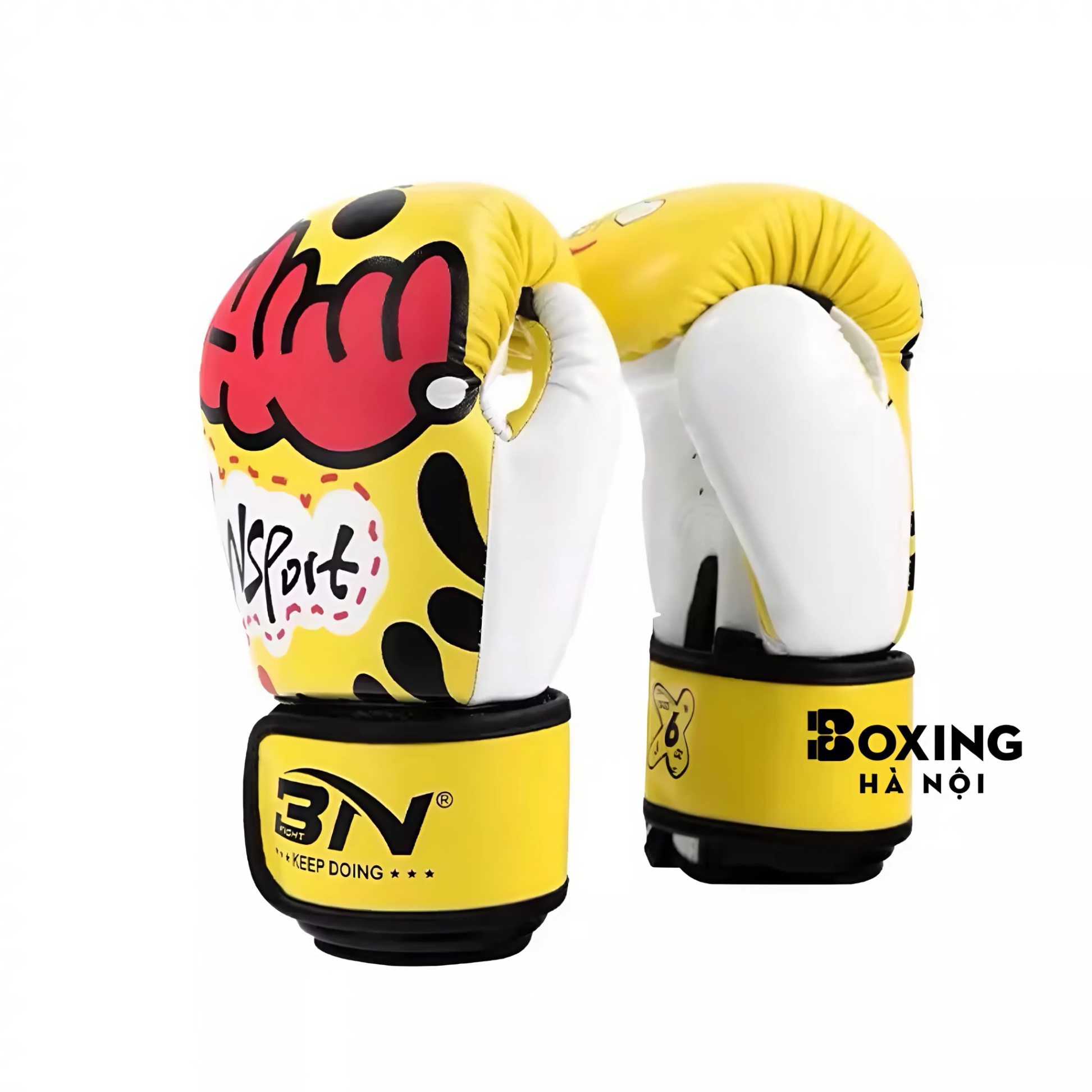 GĂNG TAY BOXING BN TRẺ EM BÀN TAY - VÀNG