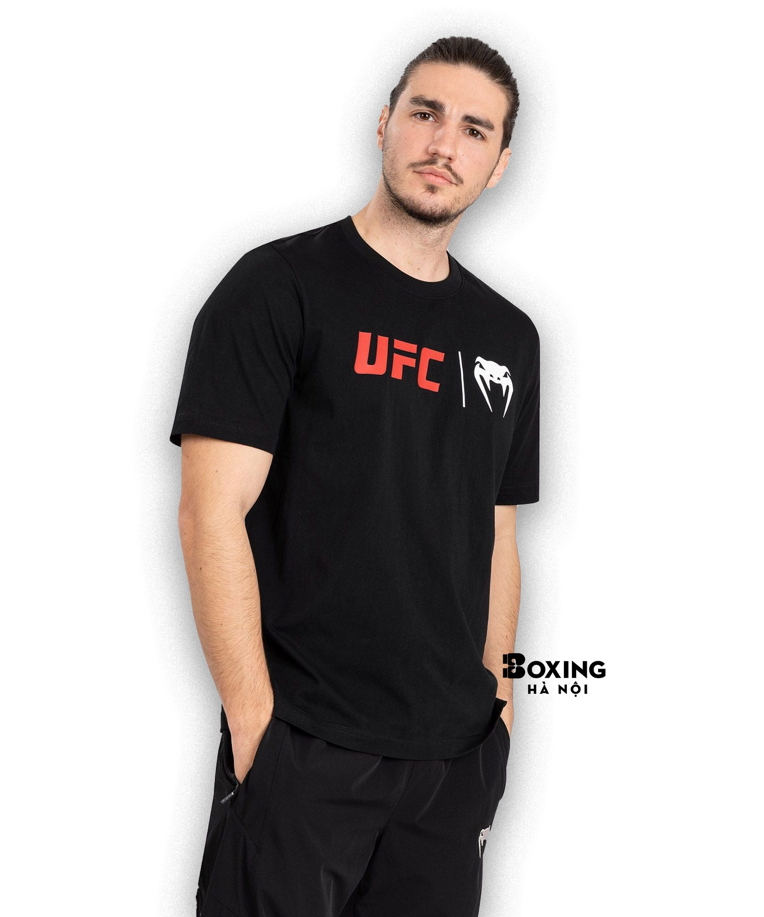 ÁO PHÔNG NAM VENUM UFC CLASSIC T-SHIRT - BLACK/RED