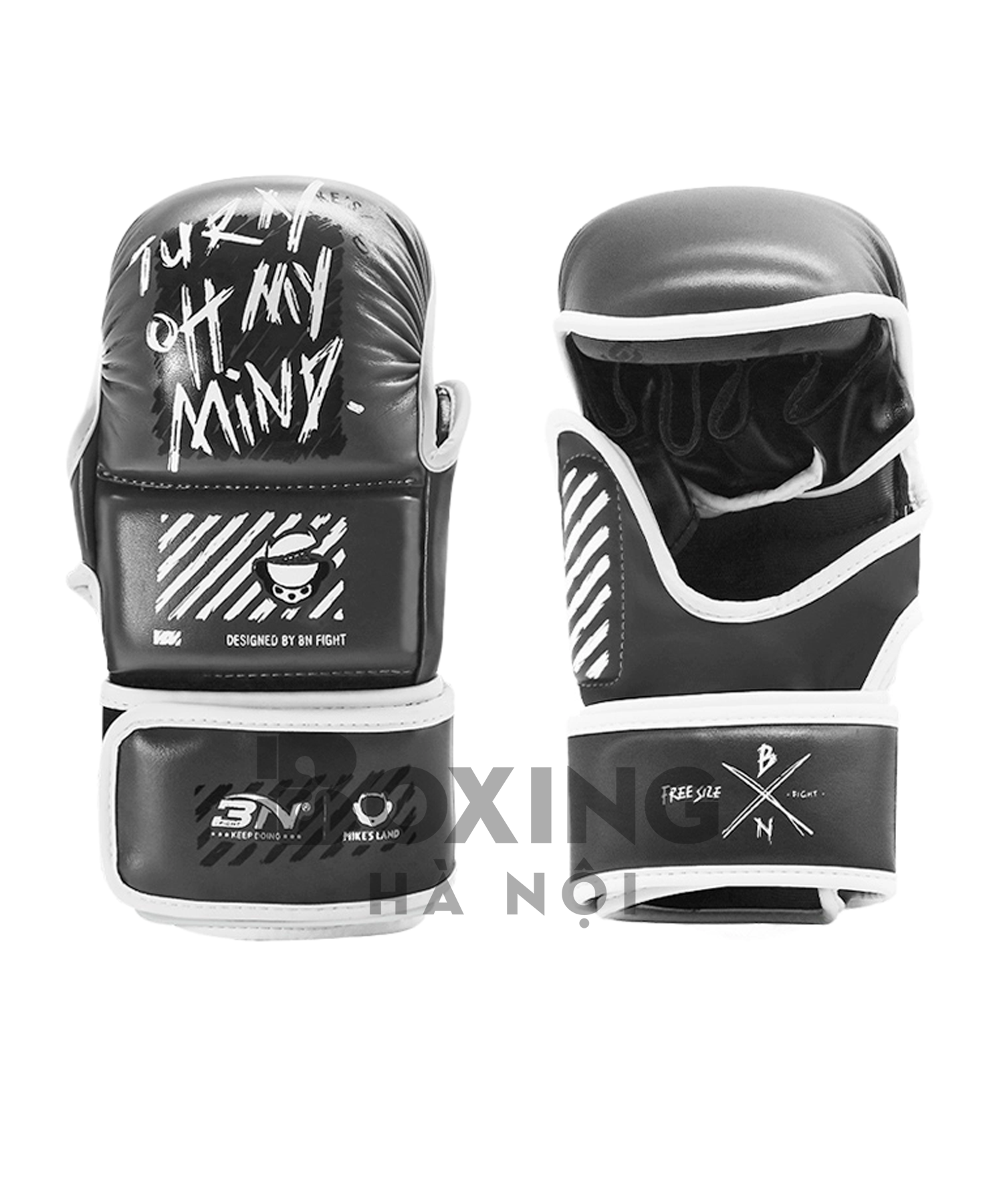 GĂNG TAY BN MIKE'S LAND SPARRING MMA GLOVES - GRAY
