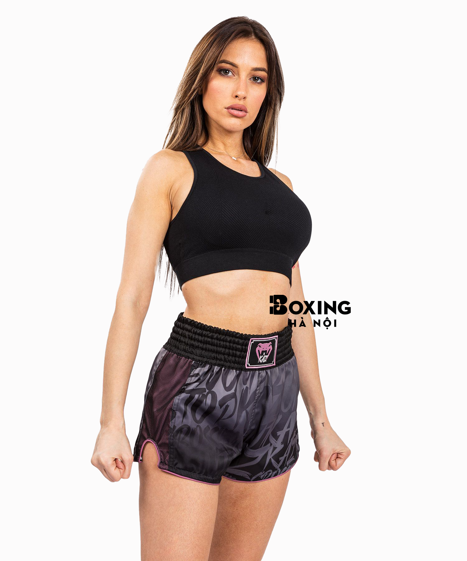 QUẦN MUAY THÁI VENUM X KAZ SHORT - BLACK