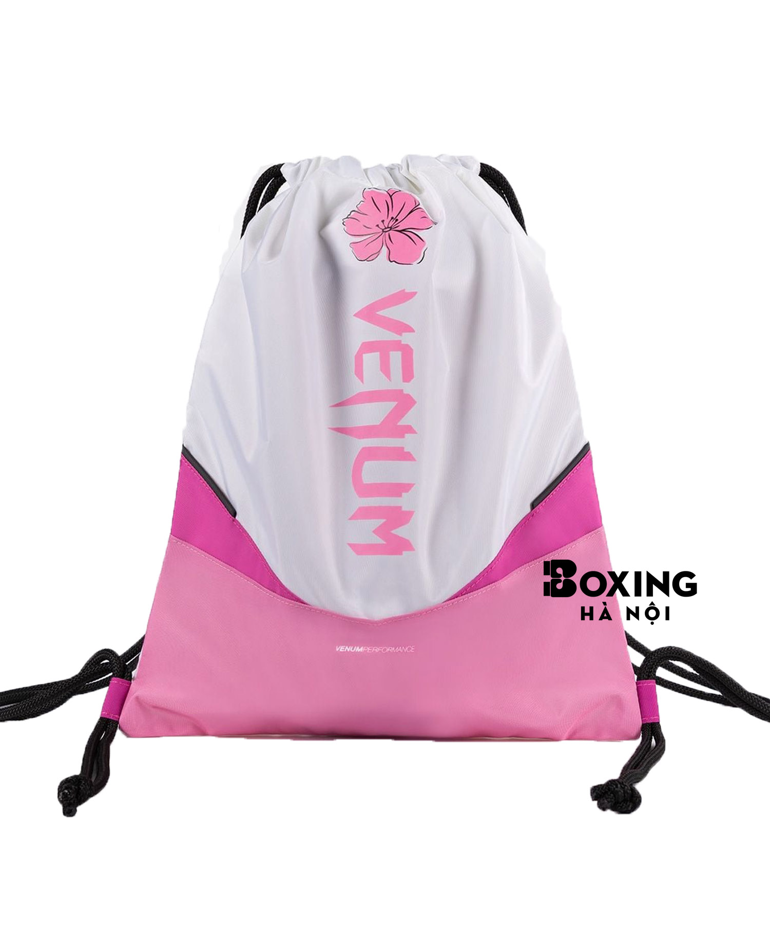 TÚI THỂ THAO VENUM EVO 2 FLOWER DRAWTRING BAG - WHITE/CANDY PINK