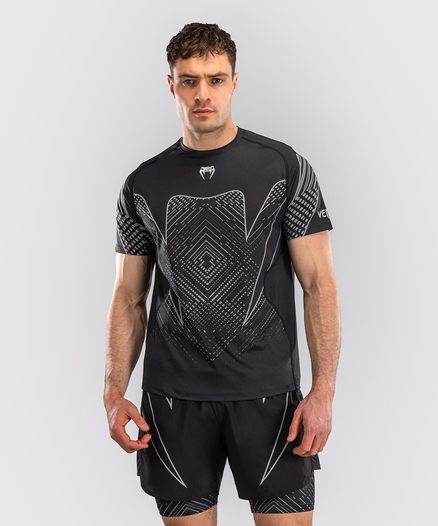 ÁO THUN TẬP LUYỆN VENUM MIDNIGHT FURY DRY - TECH - BLACK/GREY/SLIVER
