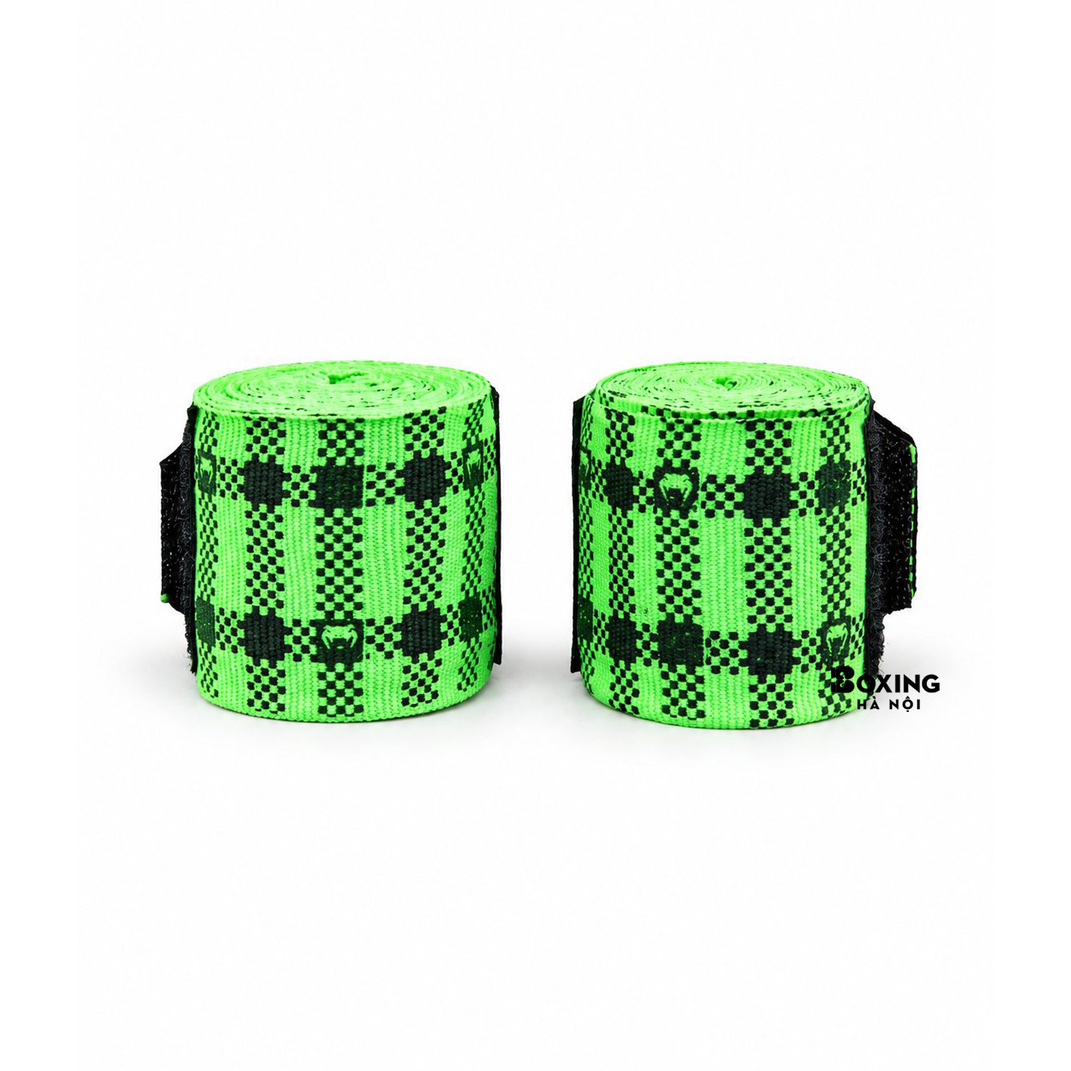 BĂNG QUẤN TAY VENUM KONTACT EVO TARTAN HAND WRAPS 4M - NEON GREEN