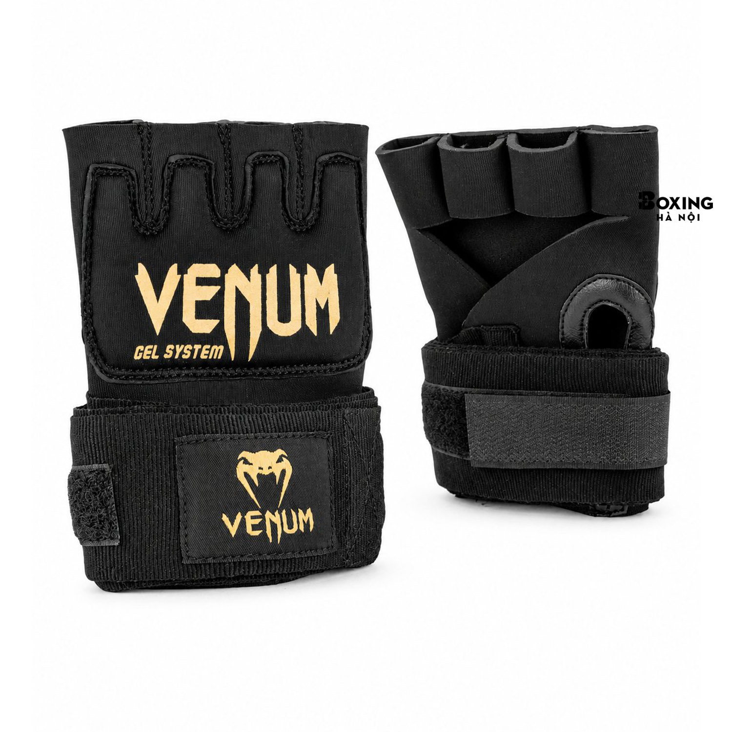 BĂNG QUẤN TAY VENUM KONTACT GEL WRAPS - ĐEN / VÀNG