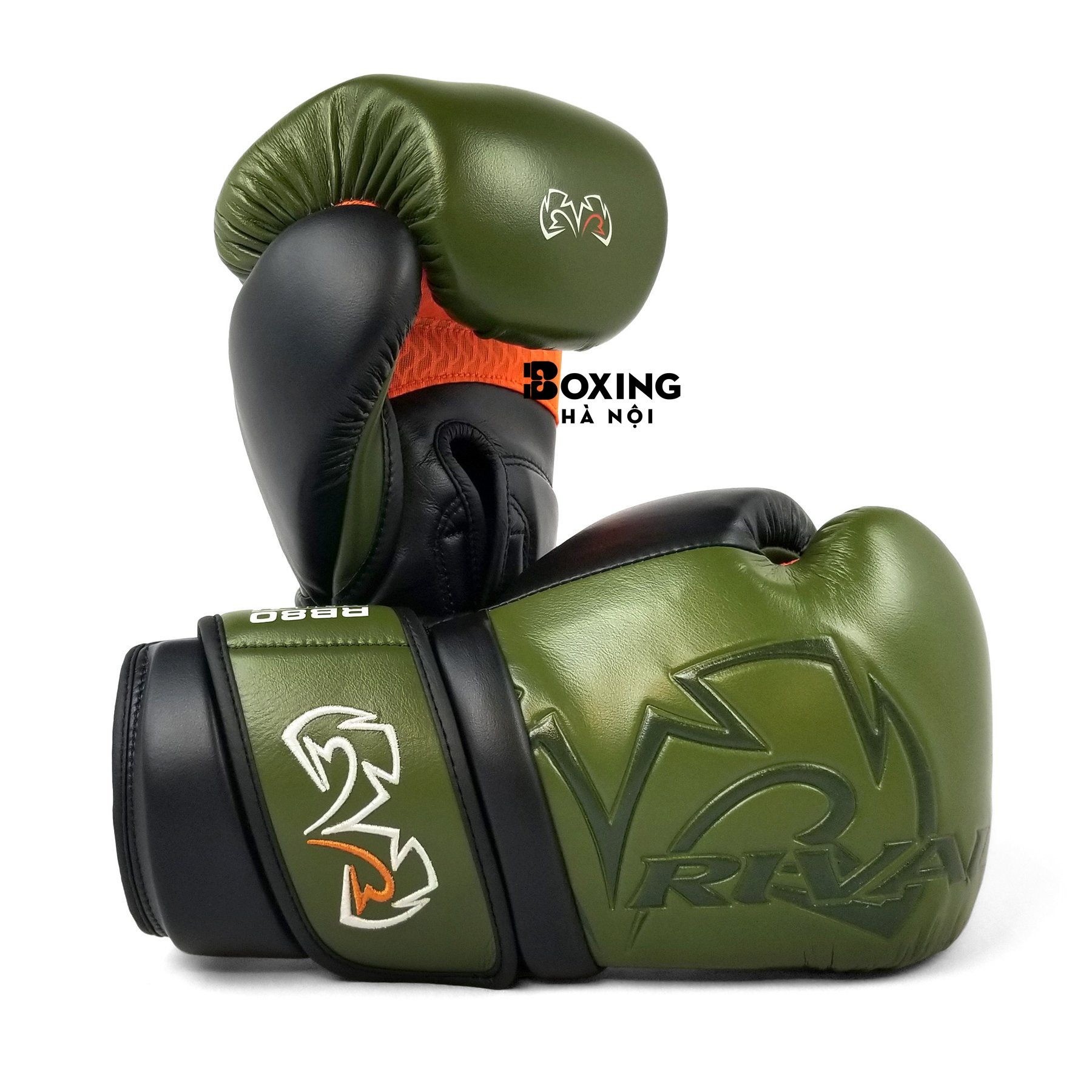 GĂNG BOXING RIVAL RS80V IMPULSE SPARRING GLOVES - KHAKI GREEN