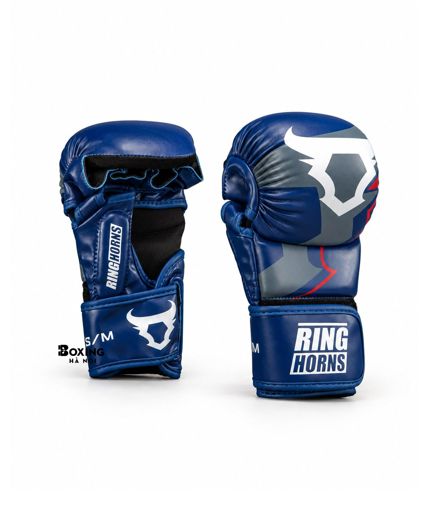 GĂNG MMA RINGHORNS CHARGER BY VENUM SPARRING GLOVES - BLUE/RED