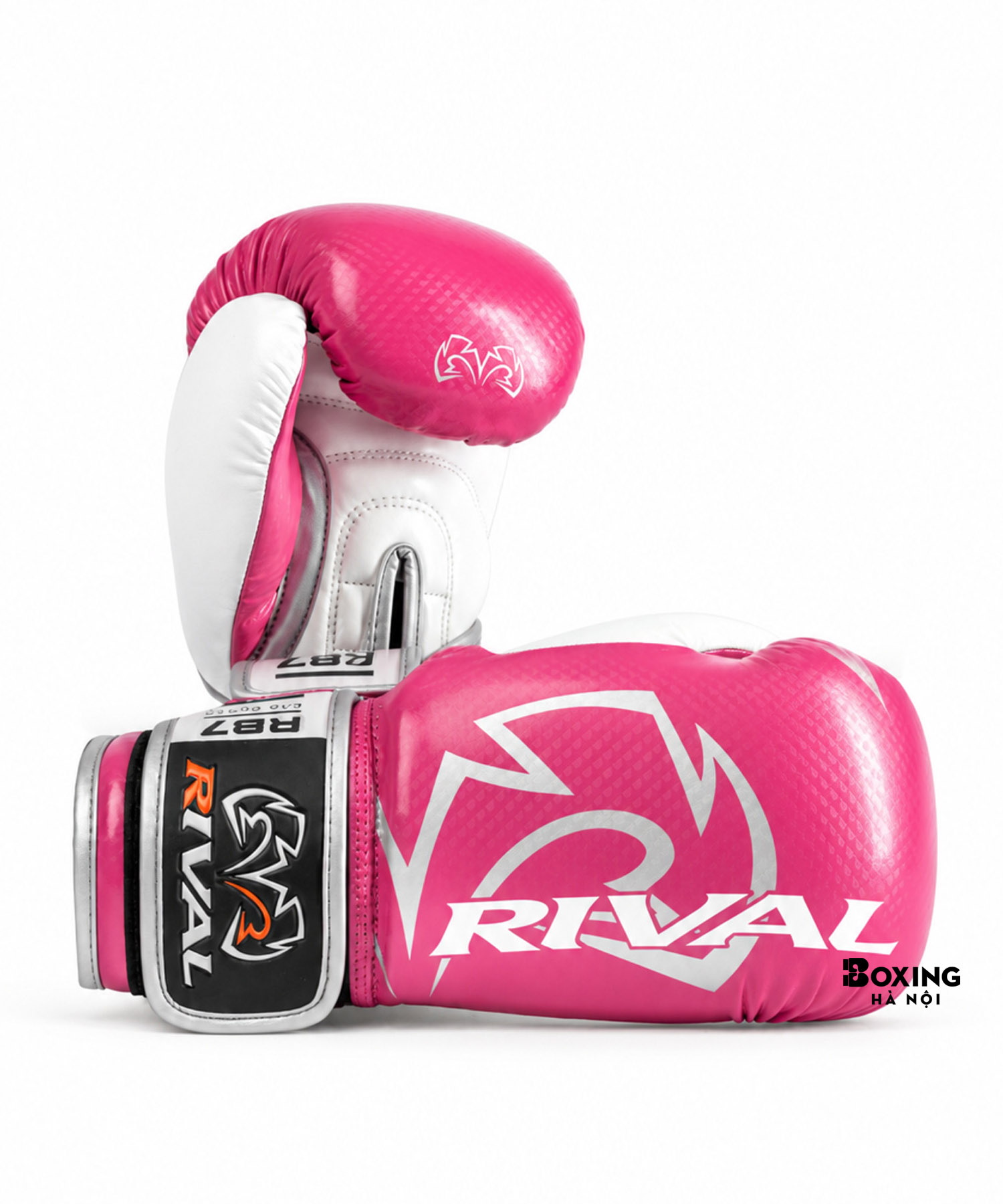 GĂNG TAY BOXING RIVAL RB7 FITNESS PLUS BAG GLOVES - PINK/WHITE
