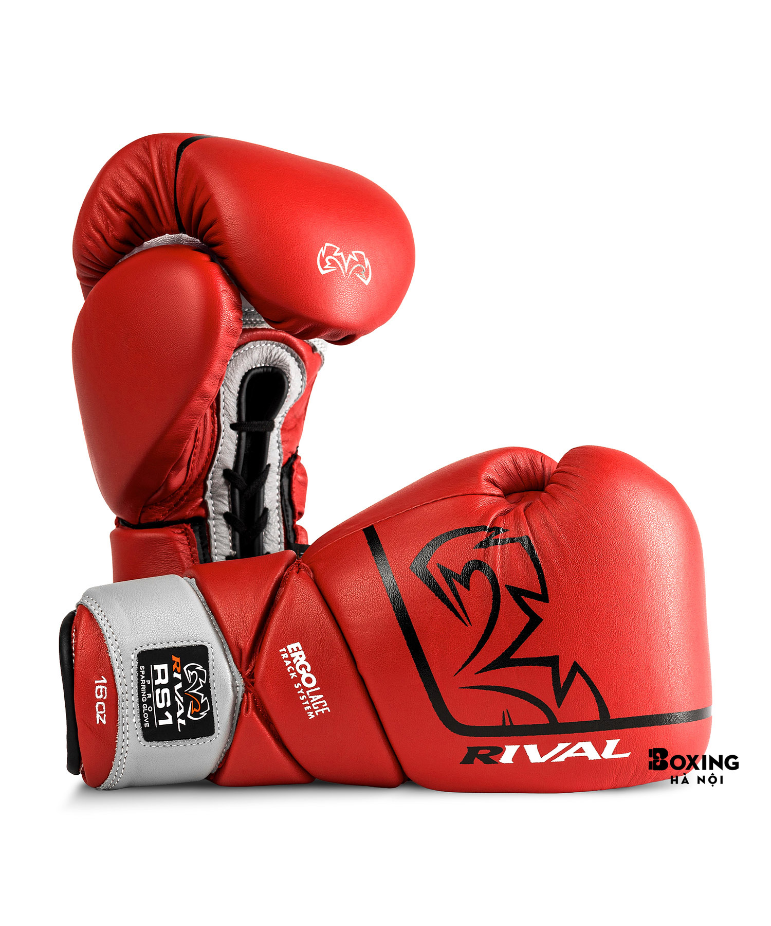 GĂNG TAY BOXING RIVAL RS1 LEATHER PRO SPARRING GLOVES - RED