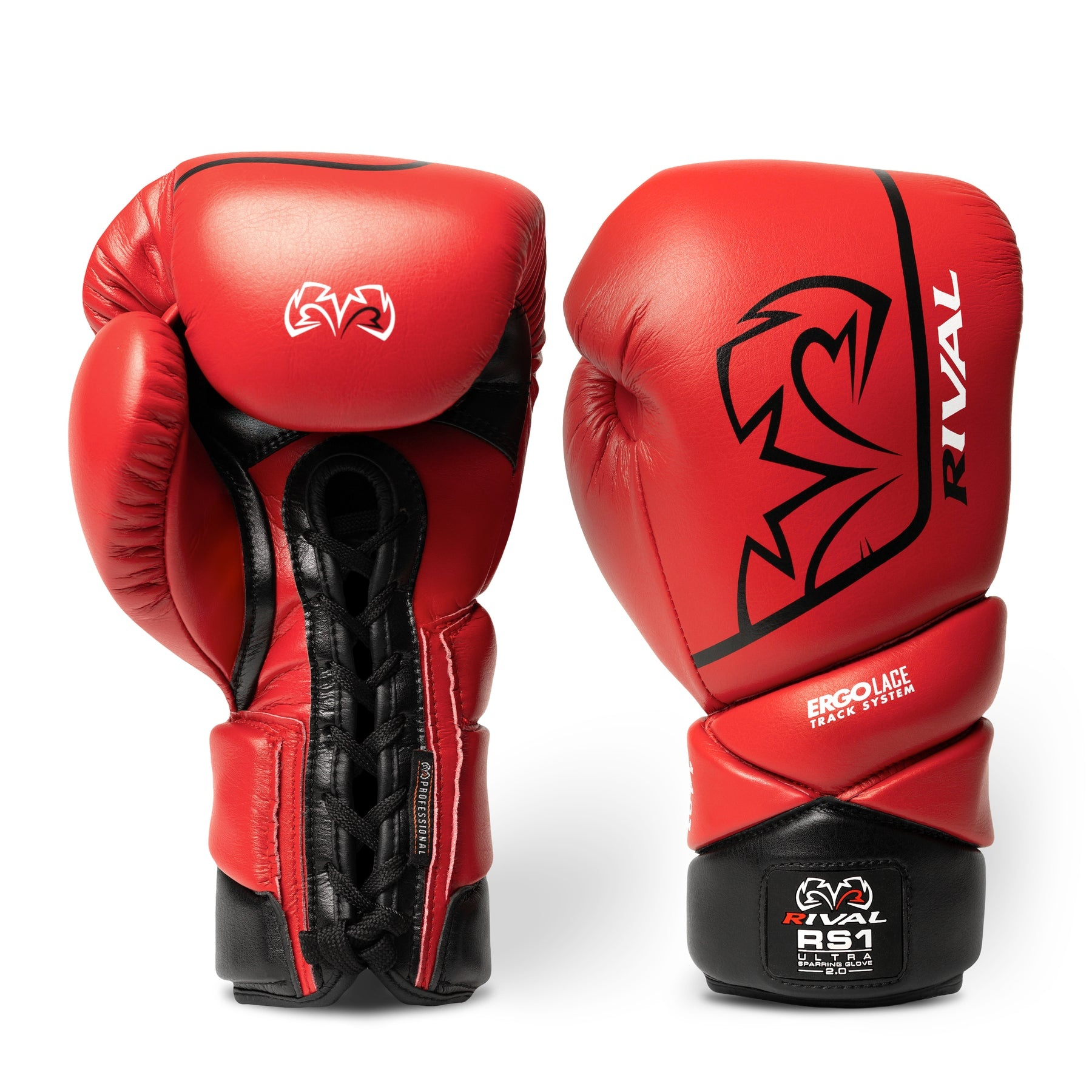 GĂNG TAY BOXING RIVAL RS1 ULTRA SPARRING GLOVES 2.0 – DÂY BUỘC - RED