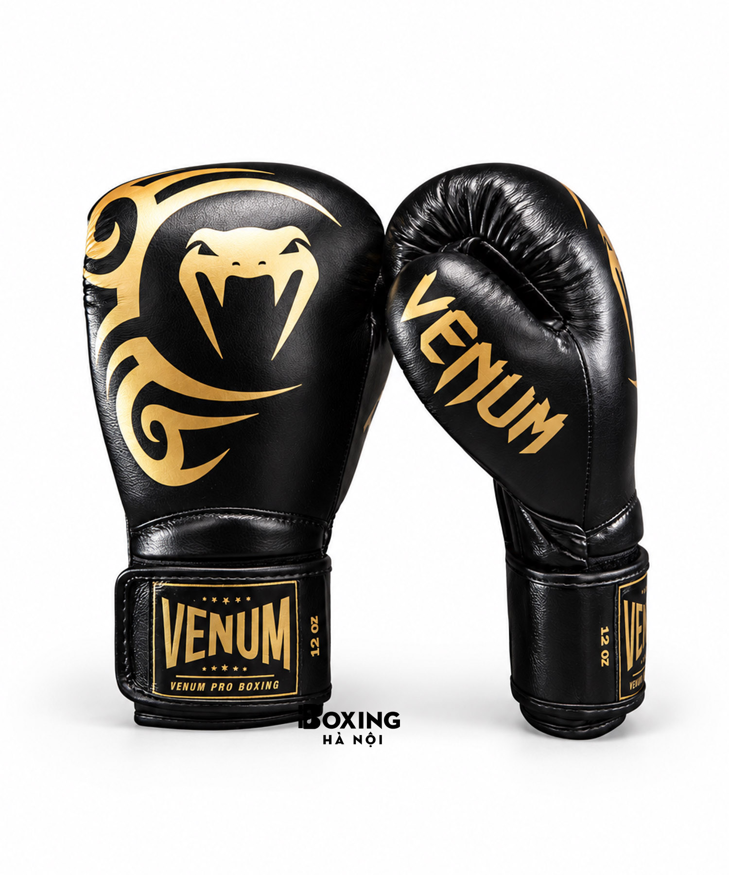 GĂNG TAY BOXING VENUM GIANT 2.0 MIKE TYSON PROFESSIONAL GLOVES - BLACK/GOLD