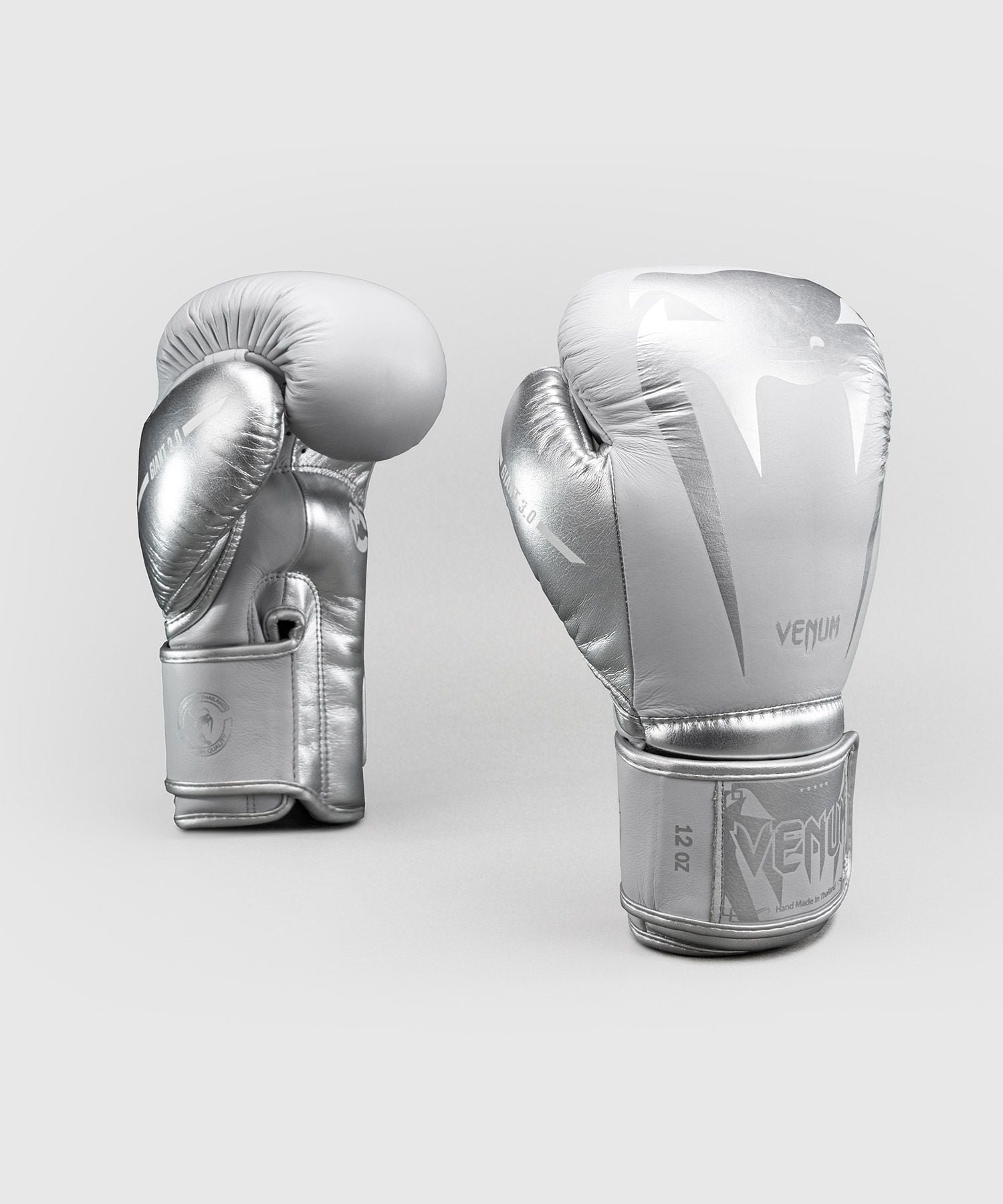 GĂNG TAY BOXING VENUM GIANT 3.0 - DA NAPPA - GRAY/SLIVER