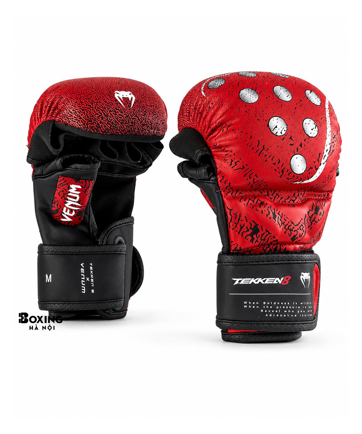 GĂNG TAY SPARRING MMA VENUM x TEKKEN 8 GLOVES - KAZUYA - RED/BLACK