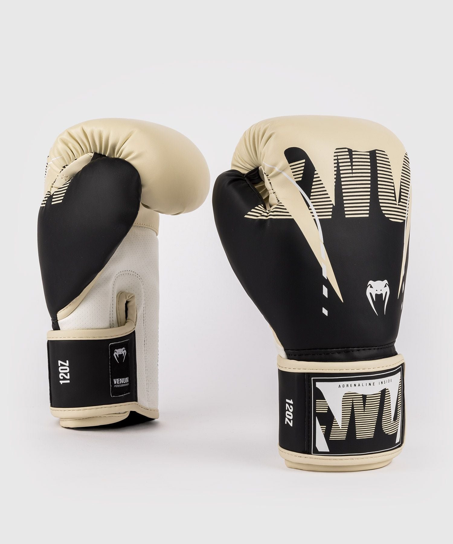 GĂNG TAY VENUM ADRENALINE BOXING GLOVES - BLACK/IVORY