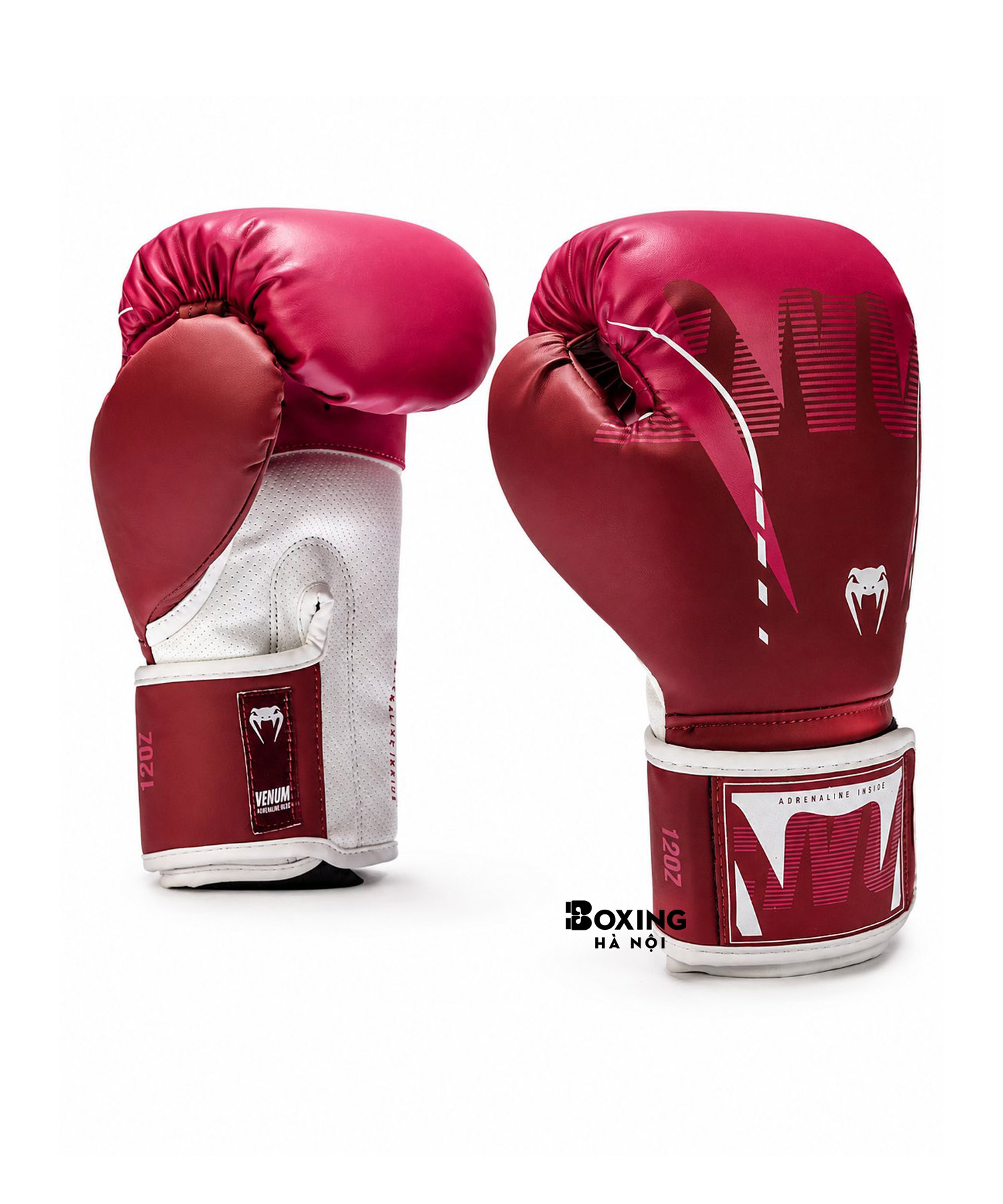 GĂNG TAY VENUM ADRENALINE BOXING GLOVES - BURGUNDY/PINK