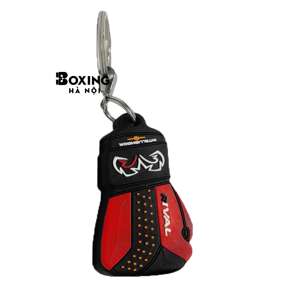 MÓC KHÓA RIVAL RB10 RUBBER KEY CHAIN - BLACK/RED