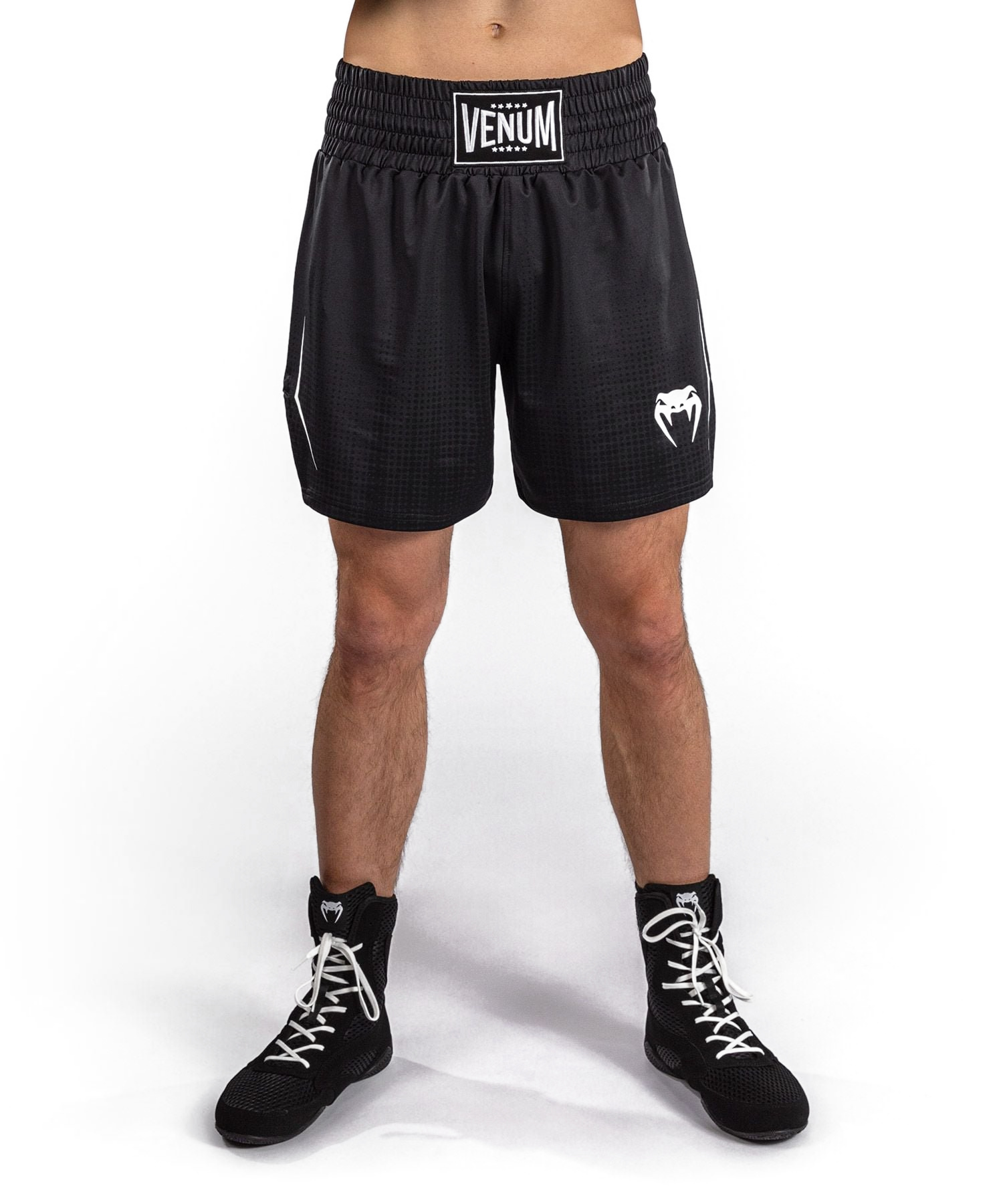 QUẦN ĐÙI BOXING VENUM STEALTH SHORT – BLACK/WHITE
