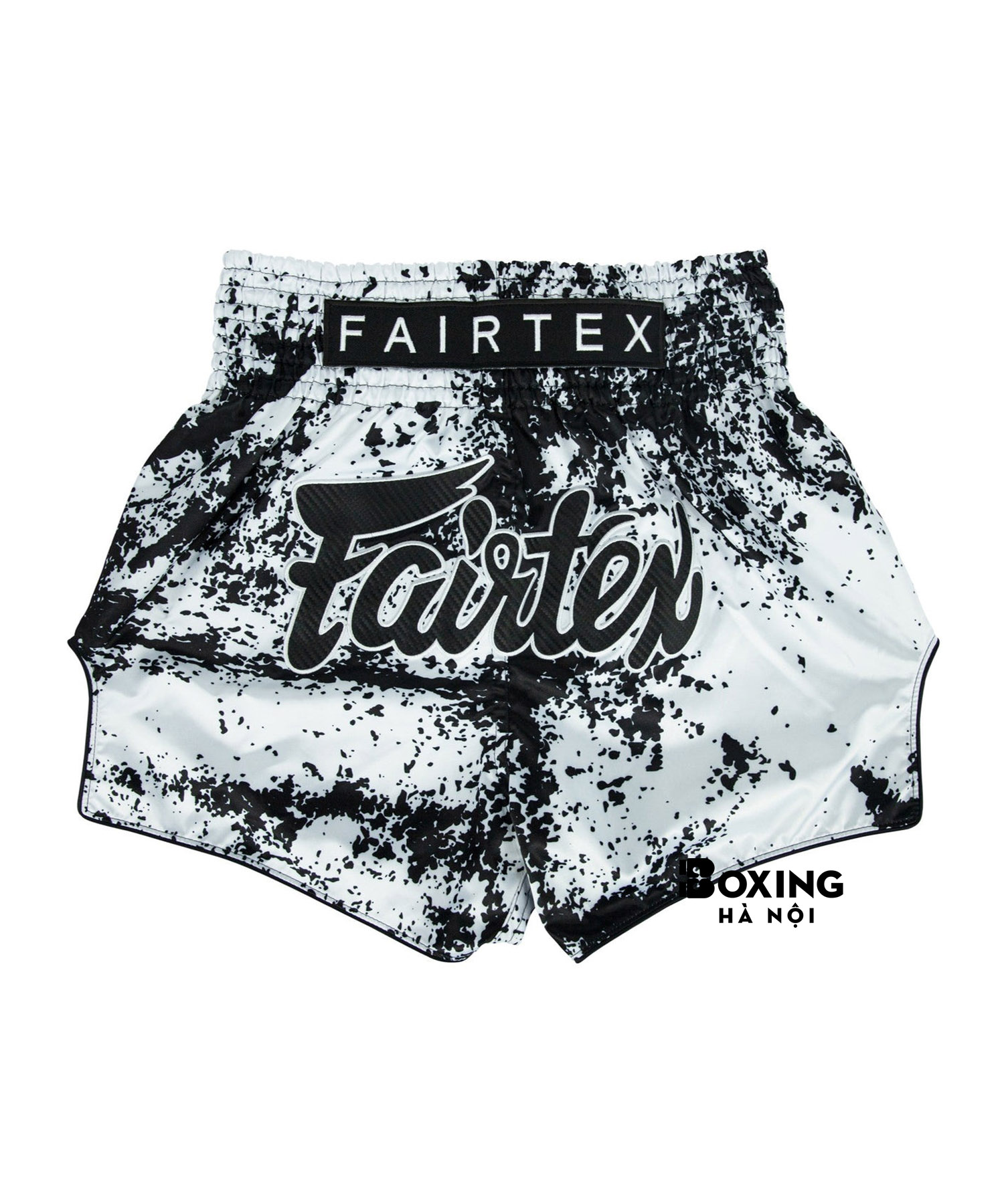 QUẦN MUAY THÁI FAIRTEX GRUNGE WHITE SHORTS