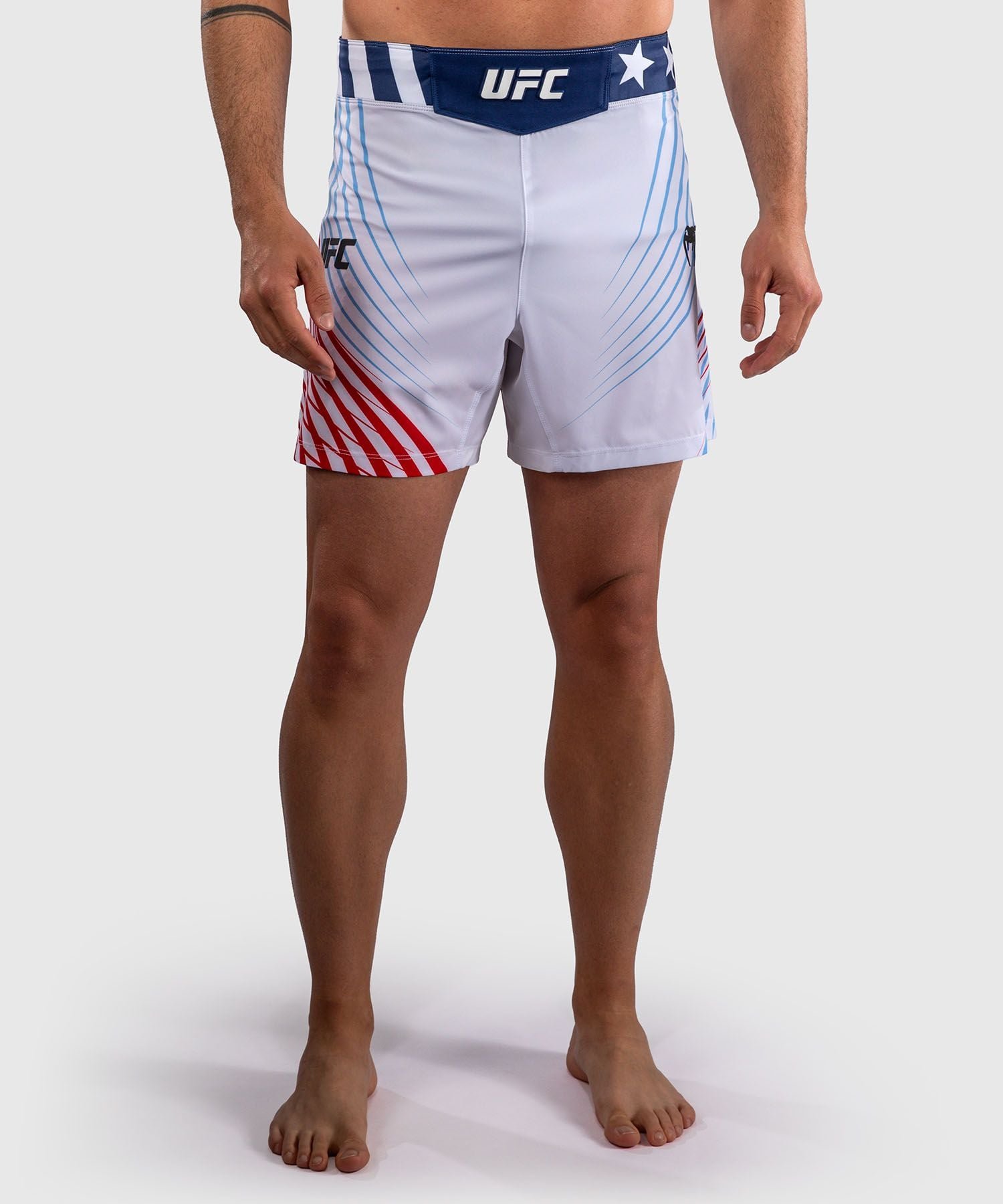 QUẦN THI ĐẤU UFC FREEDOM 250 BY VENUM AUTHENTIC FIGHT NIGHT SHORT FIT – WHITE