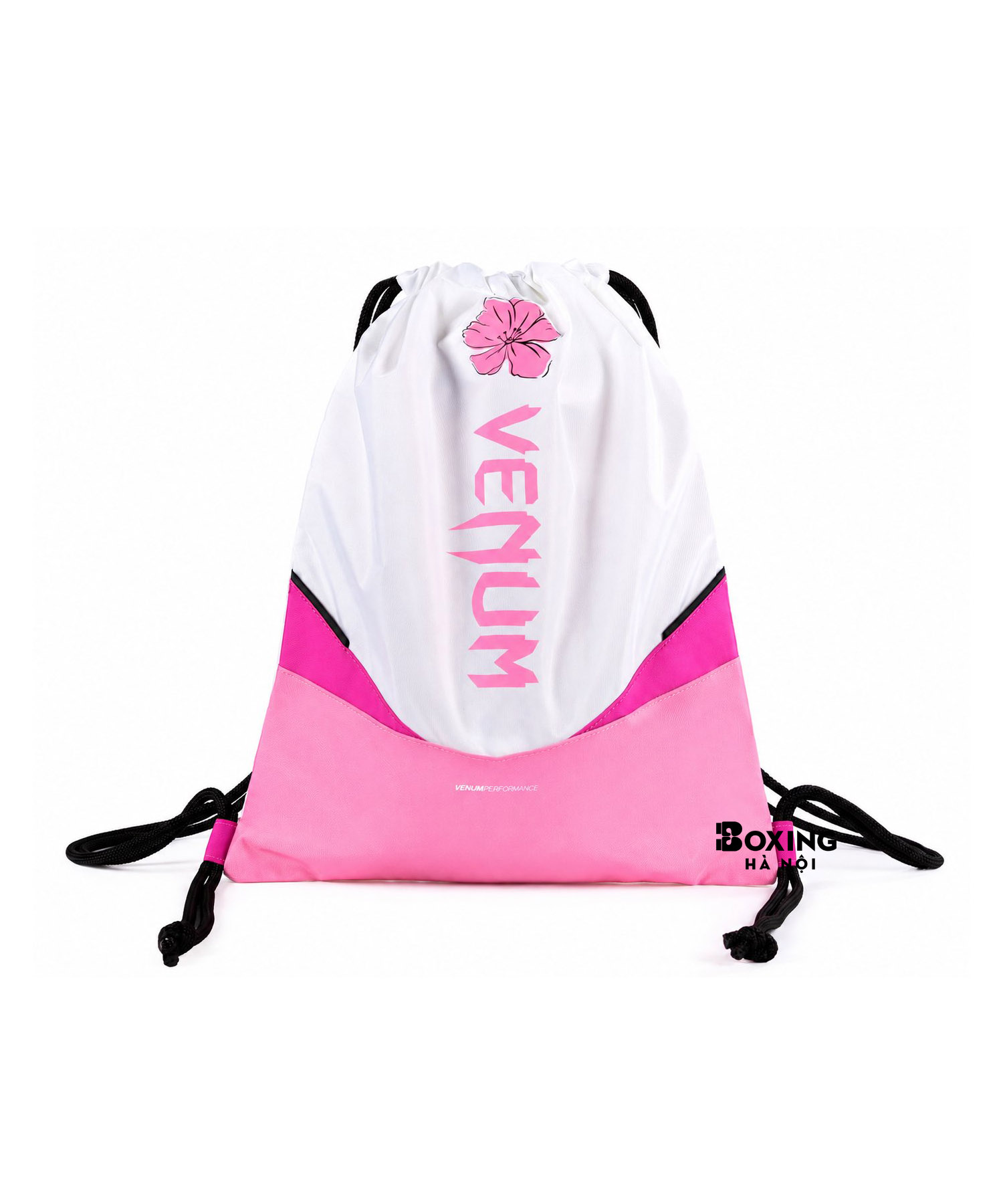 TÚI THỂ THAO VENUM EVO 2 FLOWER DRAWTRING BAG - WHITE/CANDY PINK