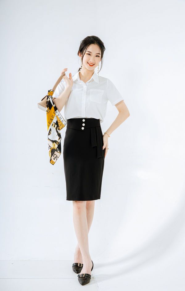Đồng phục công sở nữ lịch sự và đẹp cho dân văn phòng | Nha Trang Club