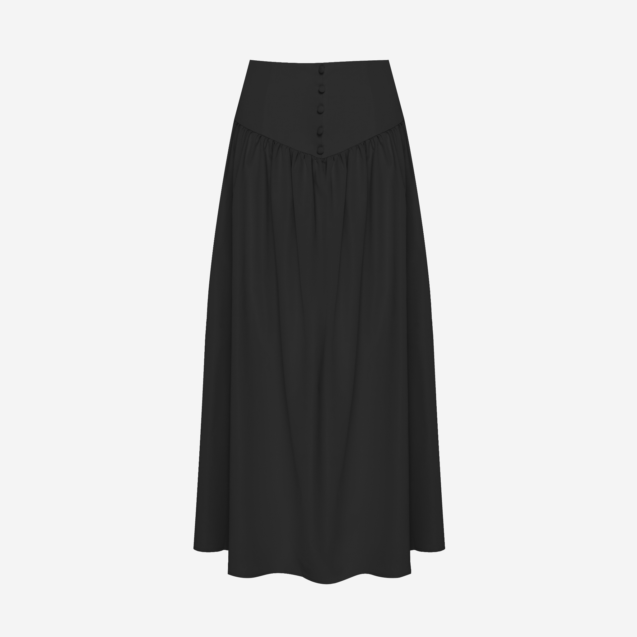 Mua Chân Váy Đuôi Cá dáng dài màu đen phong cách Hàn Quốc cho nữ m614 - Yeep
