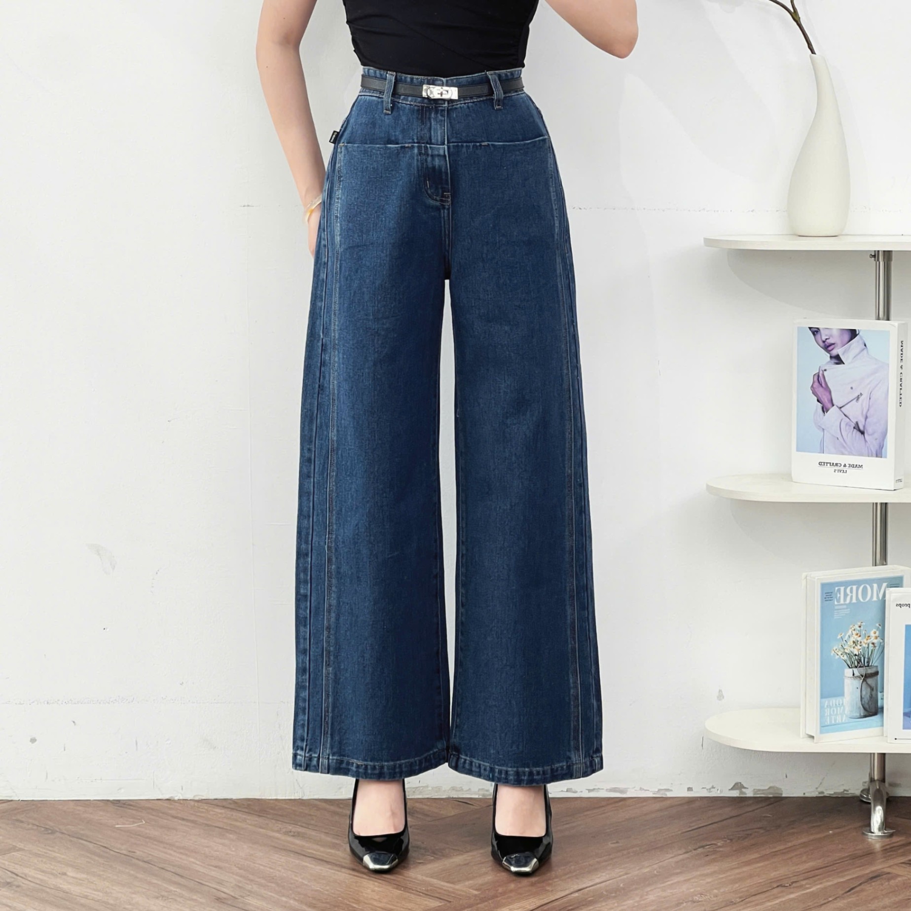 Quần jeans suông Rita
