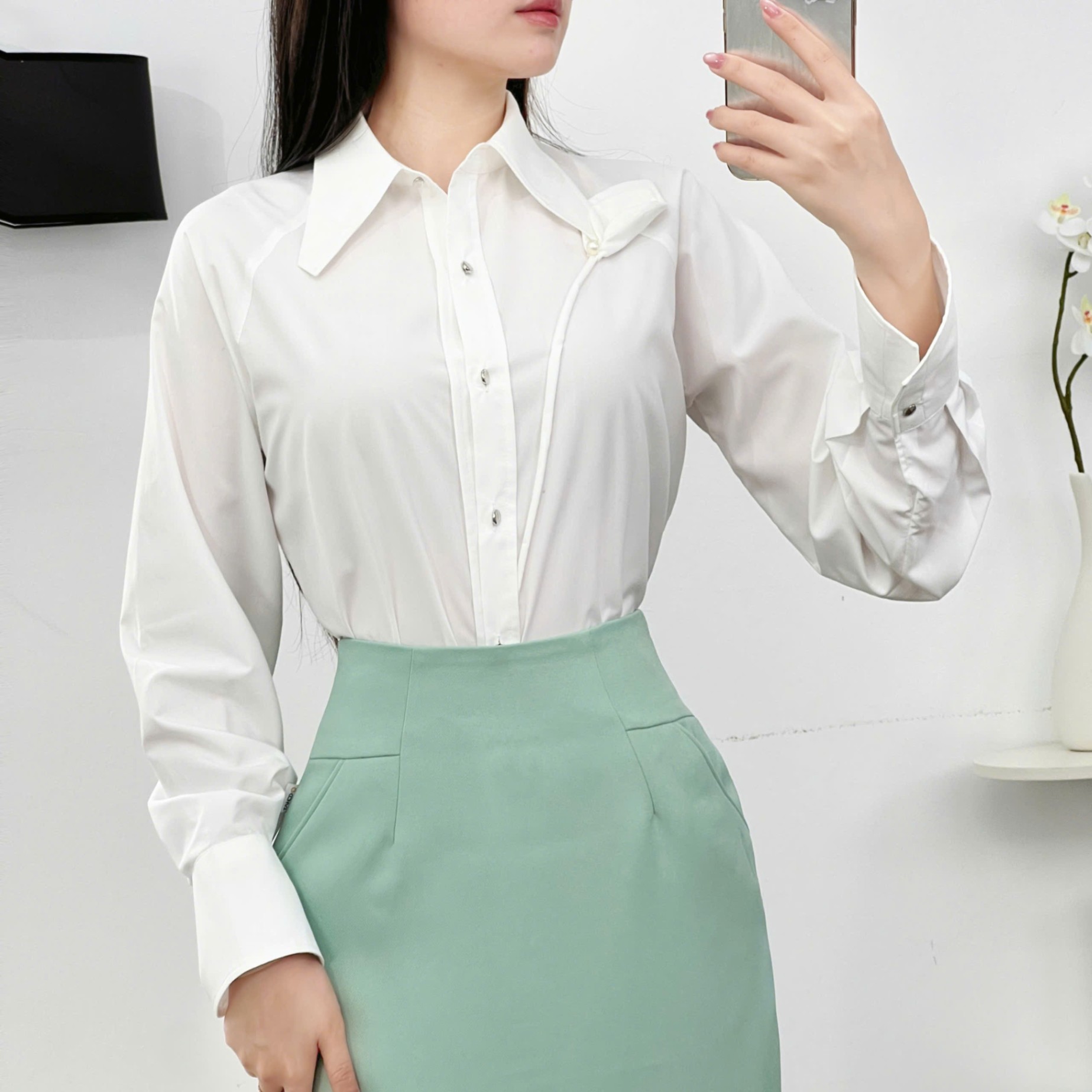 Sơ mi kiểu Flowy