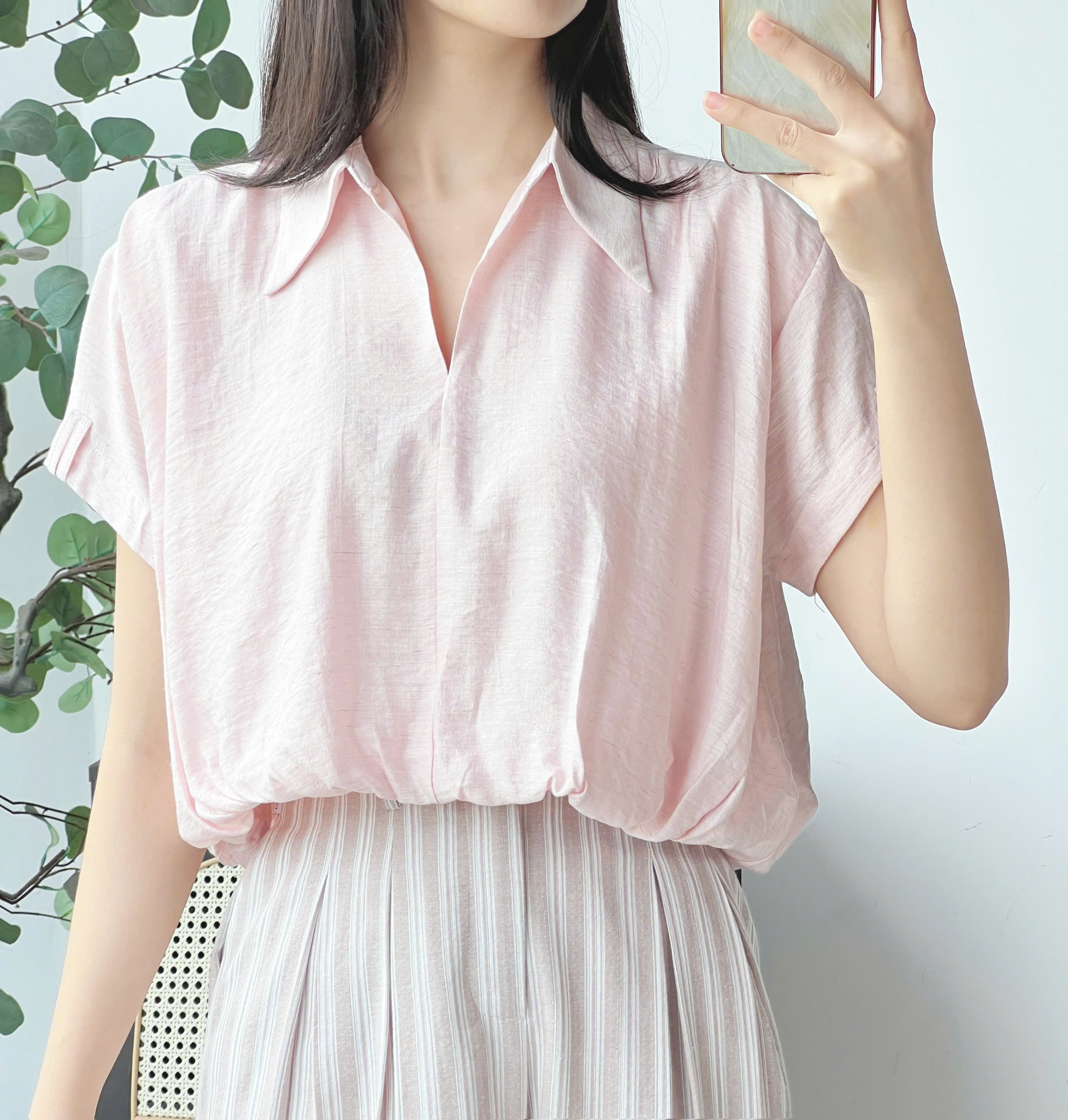 Áo kiểu boom cổ đức