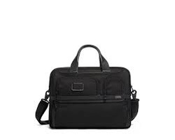 Cặp Laptop TUMI Alpha 3 Expandable Organizer Brief 2603141 [ĐEN - XANH] - Mở Rộng Tiện Lợi