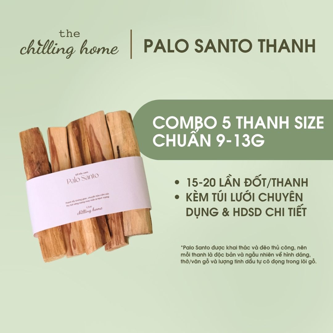 Combo 05 Thanh Palo Santo 9-12g