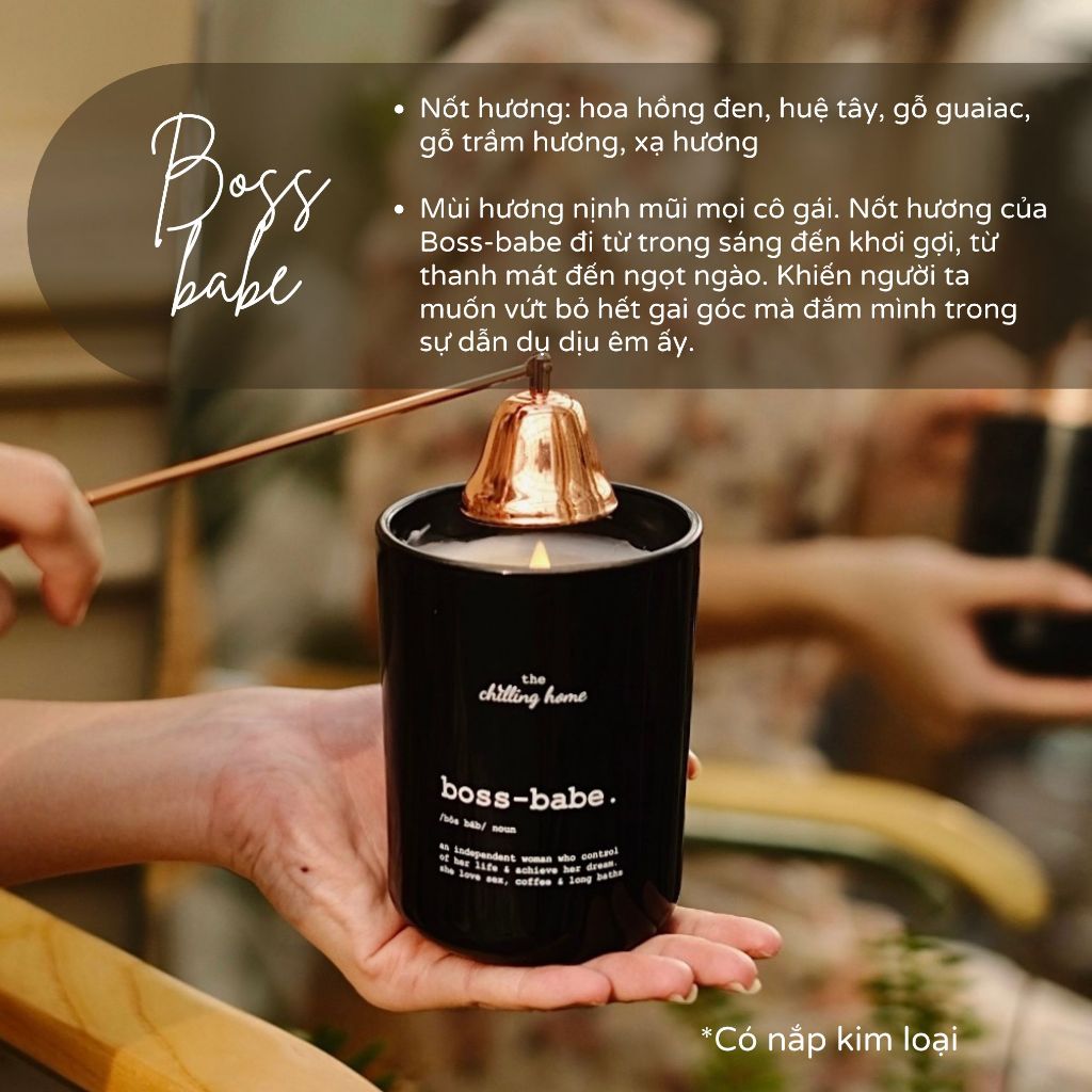 Nến Thơm Boss Bae - 220G