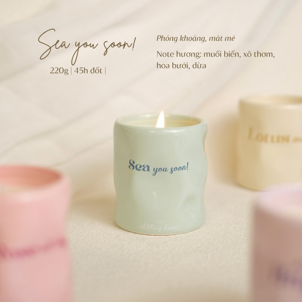 Nến Thơm Pastel 220G - Sea You Soon