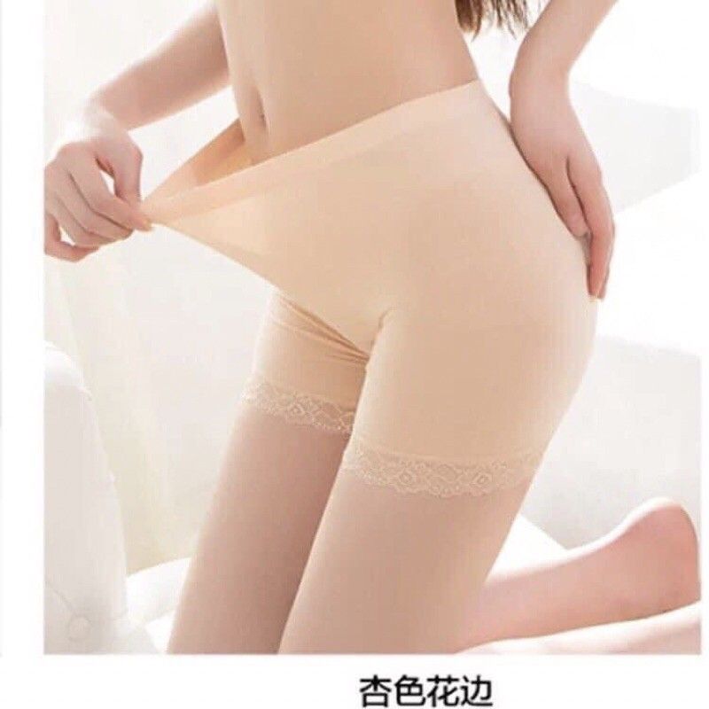 QUẦN MẶC VÁY COTTON PHA REN QMV1