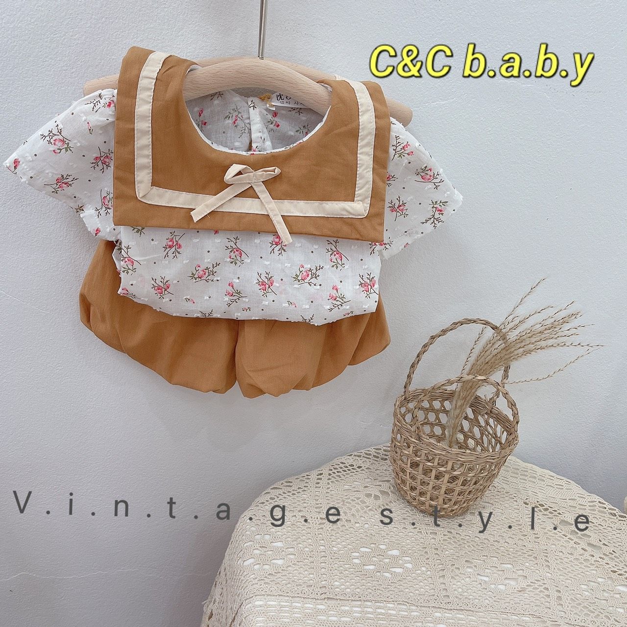 XẢ LỖ SET BỘ VINTAGE BÉ GÁI SET299