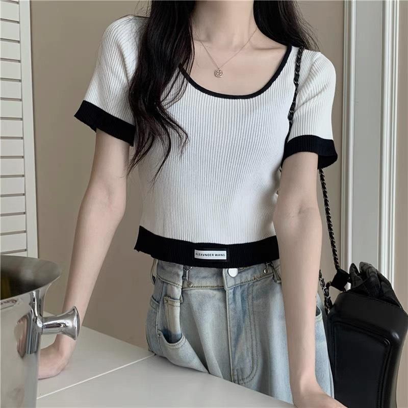 XẢ ÁO LEN MONGTOGHI CROPTOP - AL09