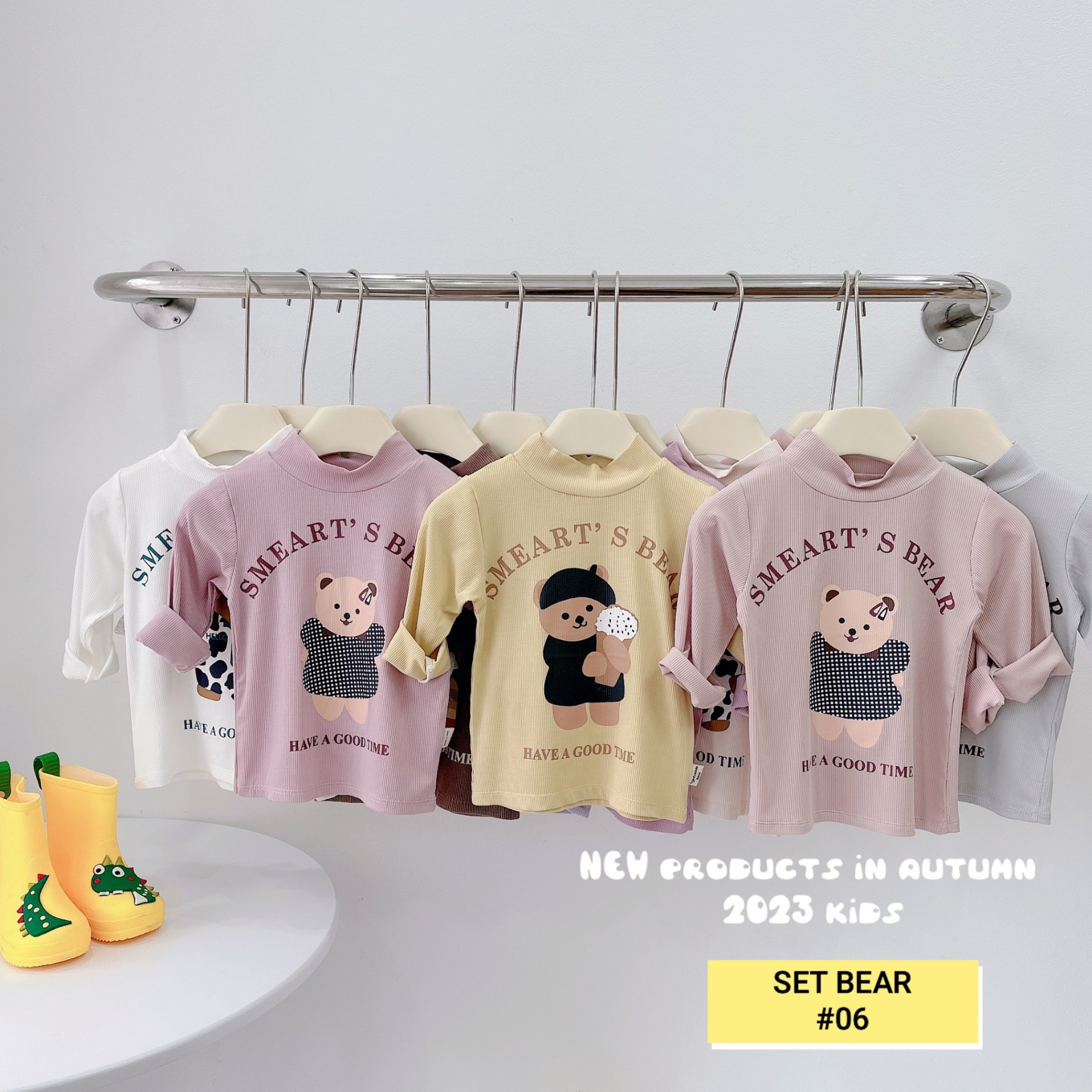 SET 3 ÁO GIỮ NHIỆT GẤU BEAR