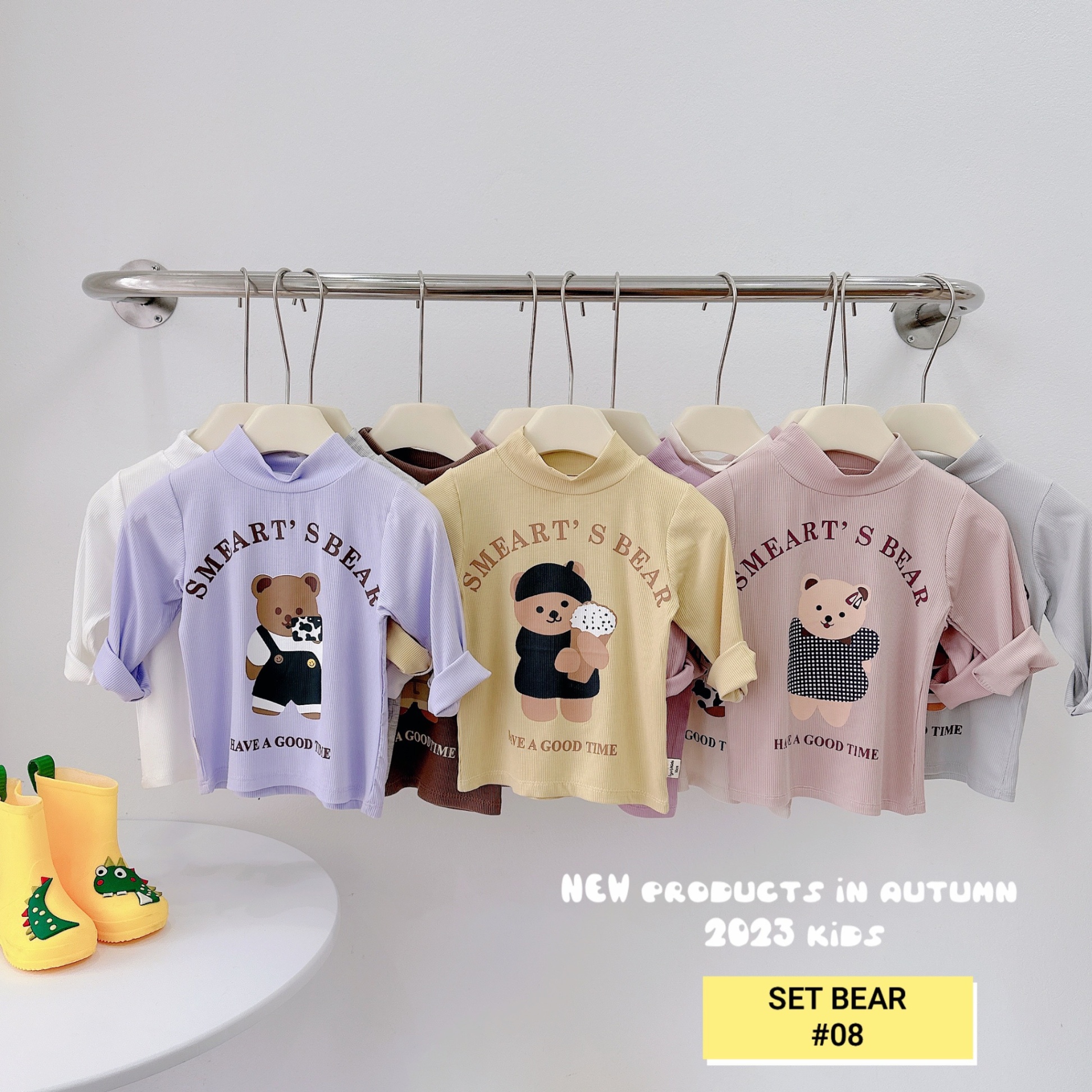 SET 3 ÁO GIỮ NHIỆT GẤU BEAR