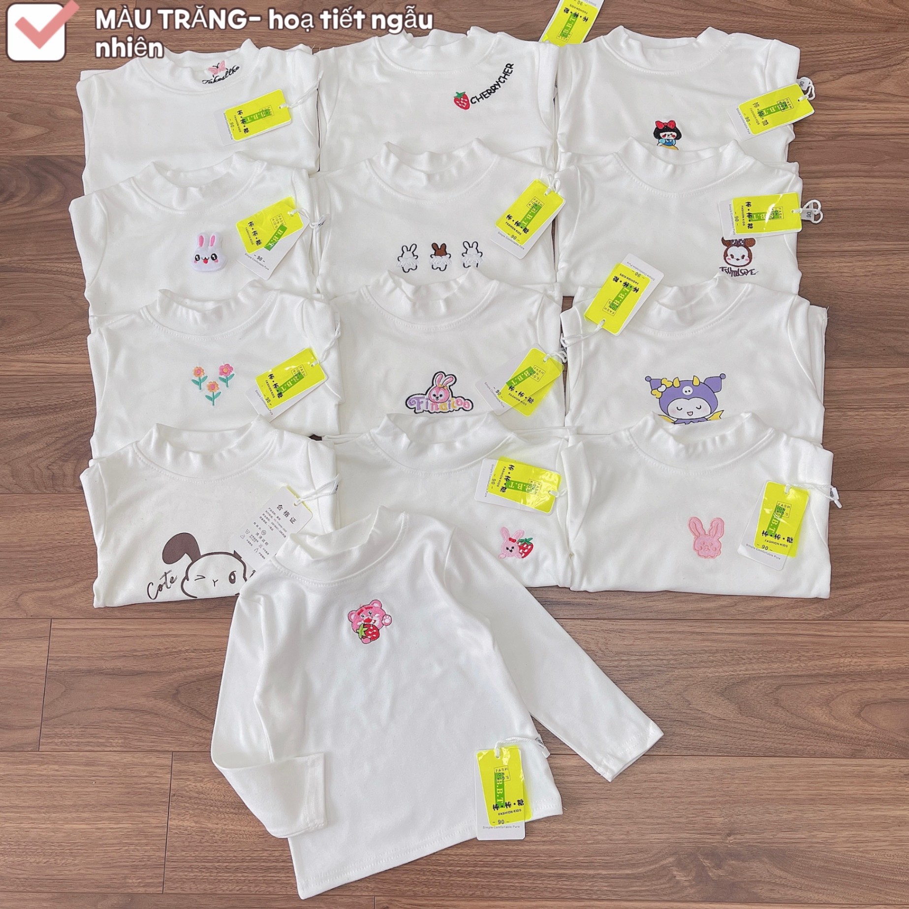 ÁO GIỮ NHIỆT COTTON QC BÉ GÁI - GNCT