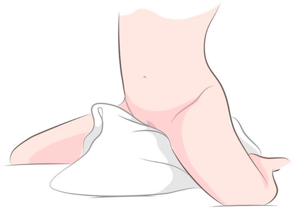 Sử dụng gối để tự sướng cho nữ giới