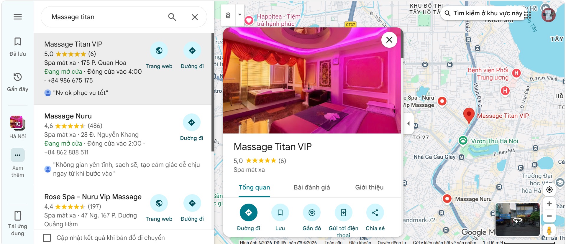Massage Titan VIP