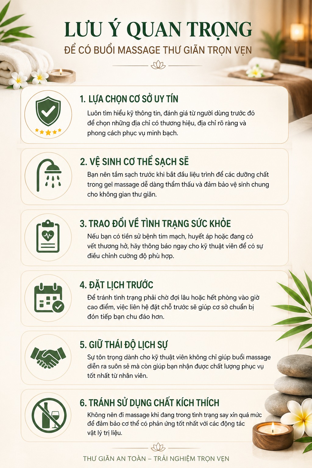 Đi massage nuru cần lưu ý điều gì?