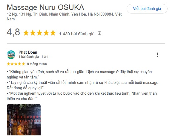 massage nuru Nguyễn Lân