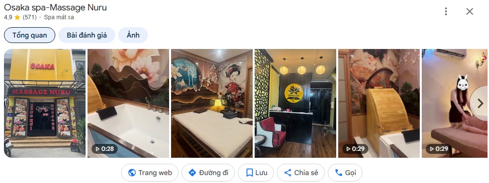 Hiện cơ sở đang nhận mức đánh giá 4.9/5 sao từ hơn 571 lượt đánh giá trên Google Map