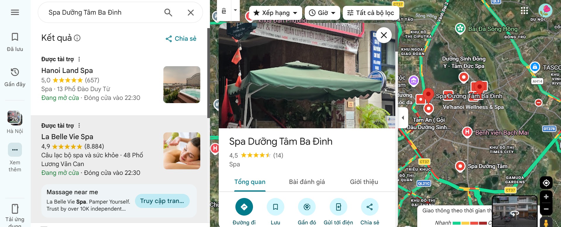Spa Dưỡng Tâm Ba Đình