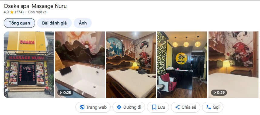 Hiện OSAKA đang nhận mức đánh giá 4.9/5 sao từ hơn 571 lượt đánh giá trên Google Maps